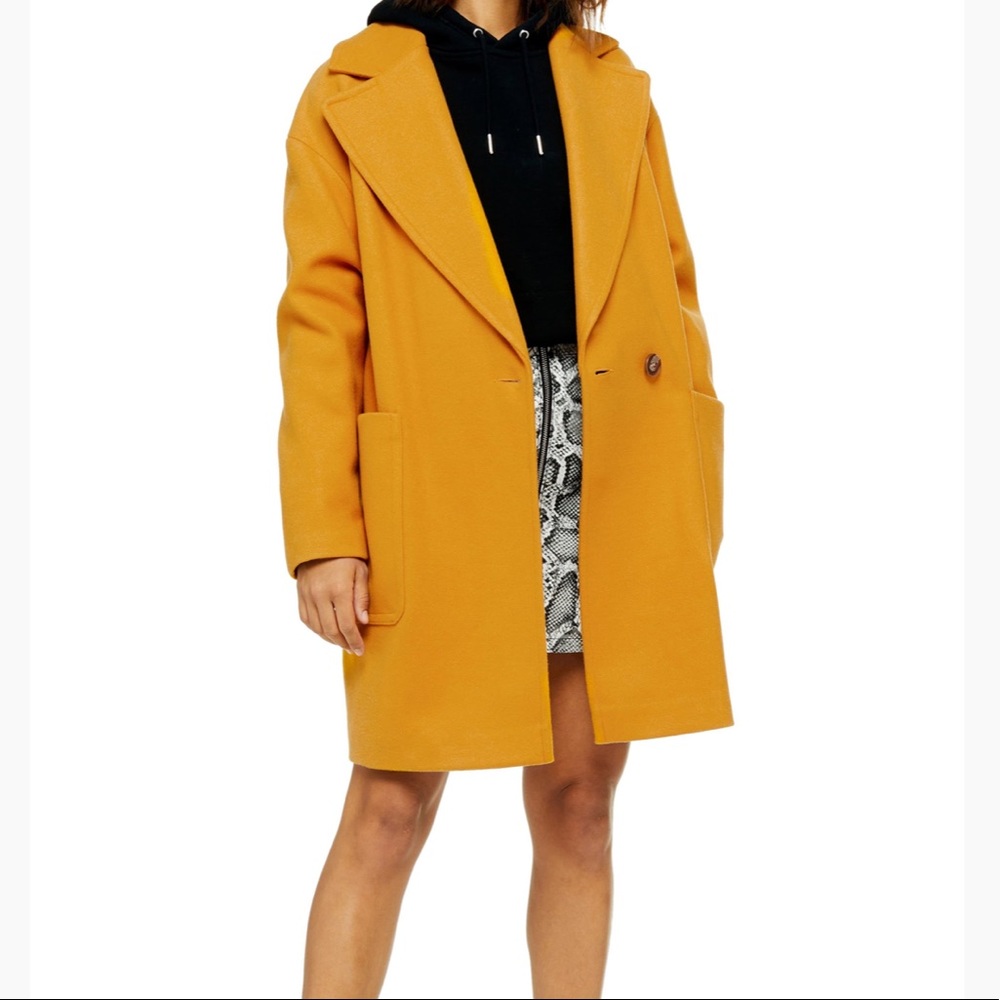 TOPSHOP Carly Coat - Picture 1 of 8